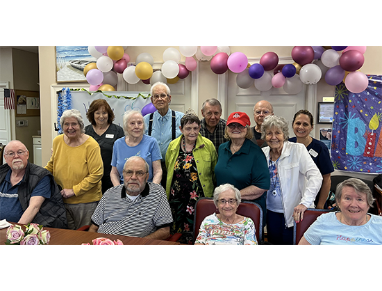 Club members living their best life